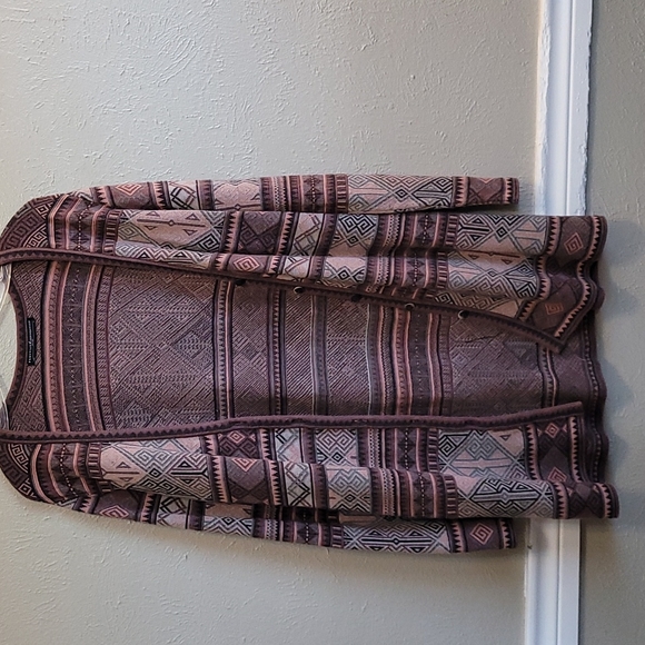 PERUVIAN CONNECTION SWEATER CARDIGAN SIZE: L - Picture 5 of 7